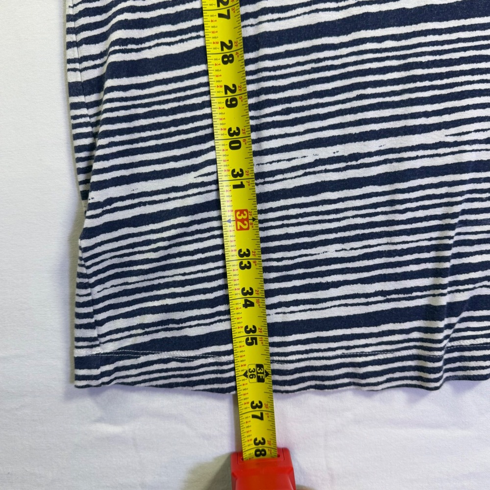 Tommy Bahama Womens Tank Dress XXS Striped Sleeveless Navy Blue Casual Stretch - Picture 8 of 8